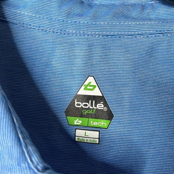 Bolle Golf blue tech polo size  large - Picture 2 of 4